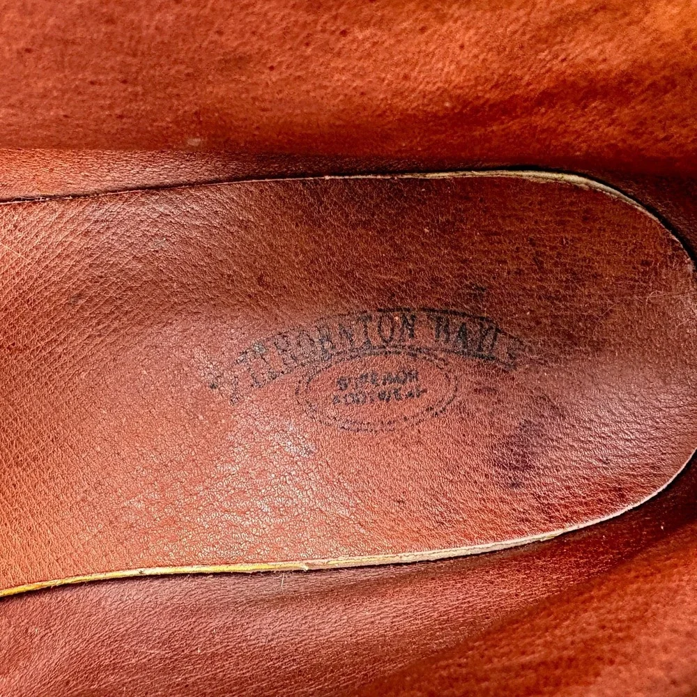 VTG Thornton‎ Bay Oil Resistant Leather Chukkas Mens Sz 10M Oxblood Red Lace up